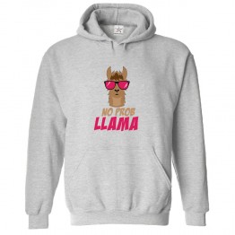 No Prob LLAMA Unisex Funny Classic Kids and Adults Pullover Hoodie